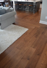 custom carpet and hardwood installation