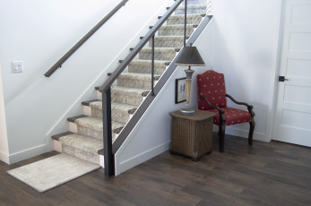 carpet runner on stairs