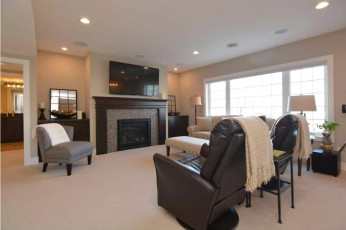 carpeting living area