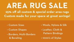 Area Rug Sale Sign