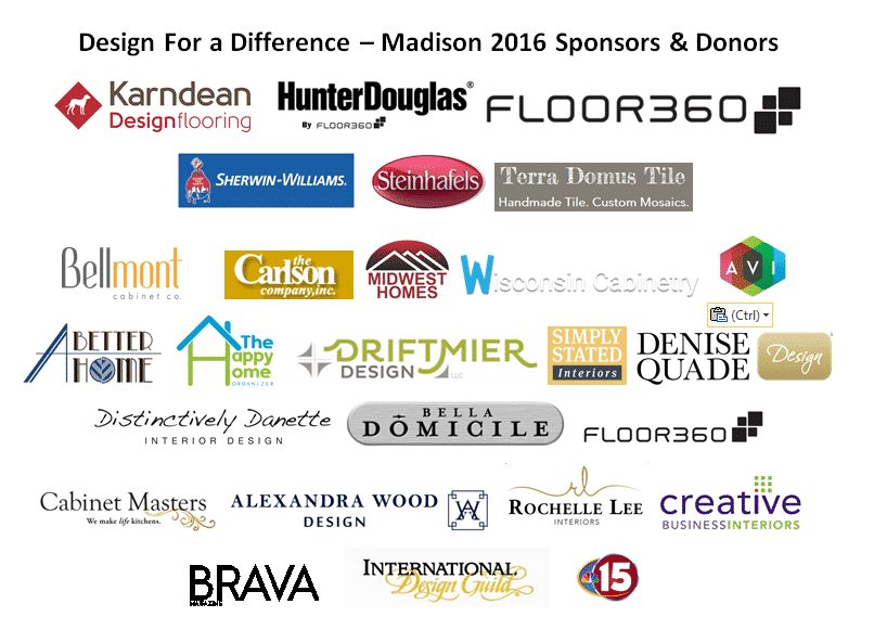 Design for a Difference Donor Logos 2016