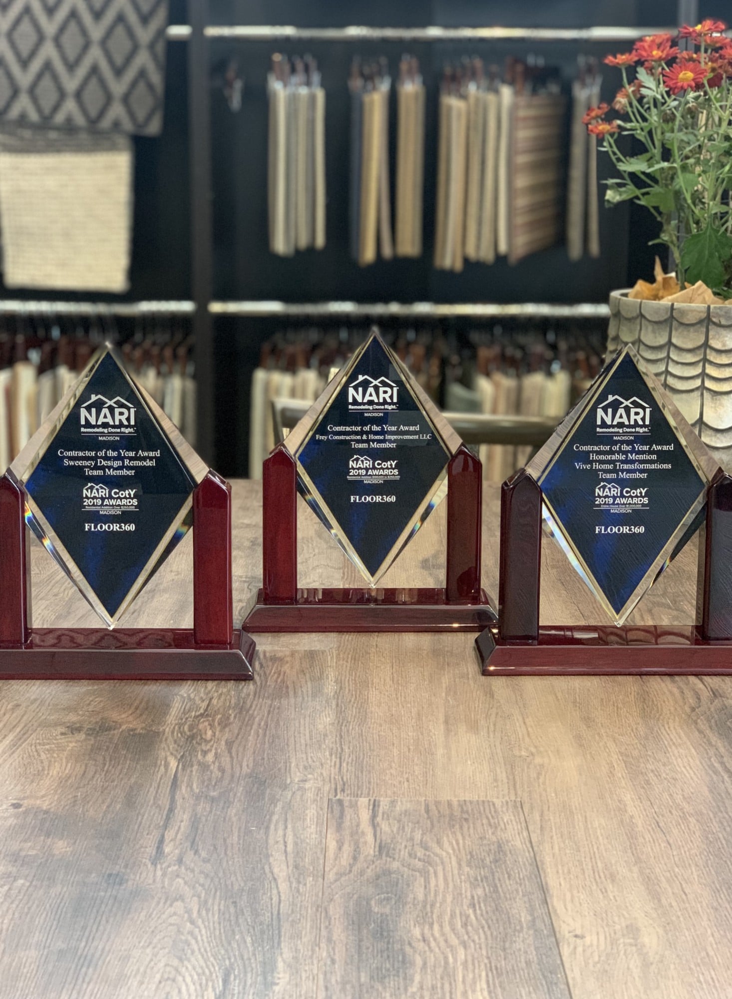 FLOOR360 Shares Three CotY Awards at 2019 NARI Event
