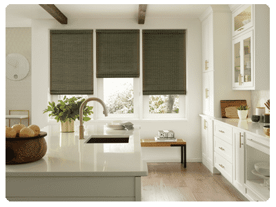 woven wood window shades