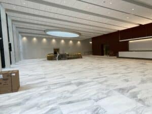 White Tile Flooring