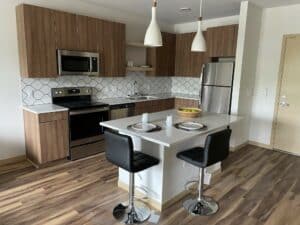 Luxury Vinyl Wooden Flooring Apartment