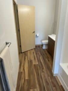 Solid Wood Bathroom Tile Flooring