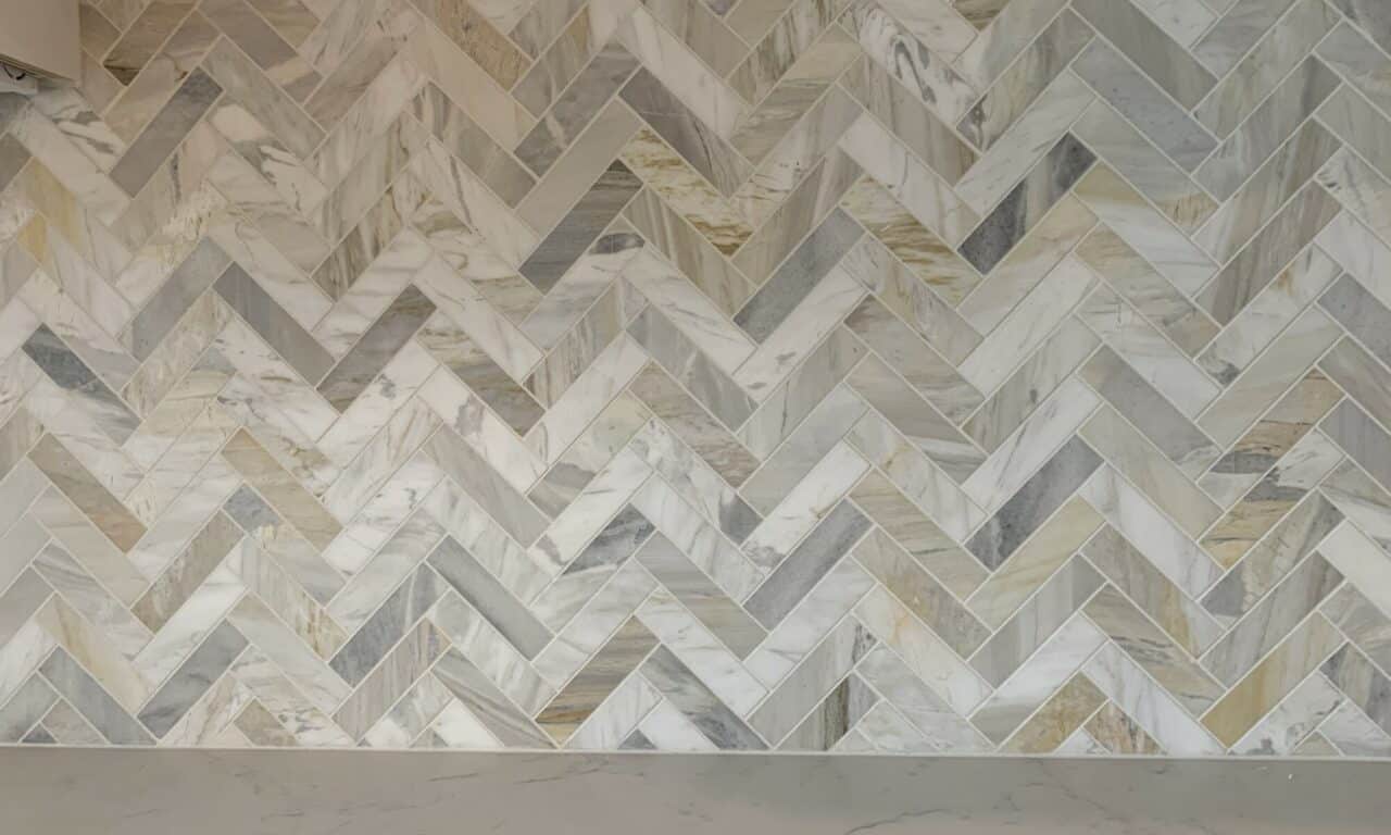 Installation of the Month – Herringbone Stone Tile