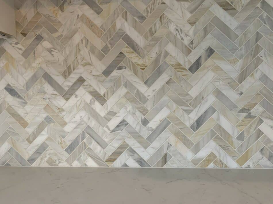 Installation of the Month – Herringbone Stone Tile