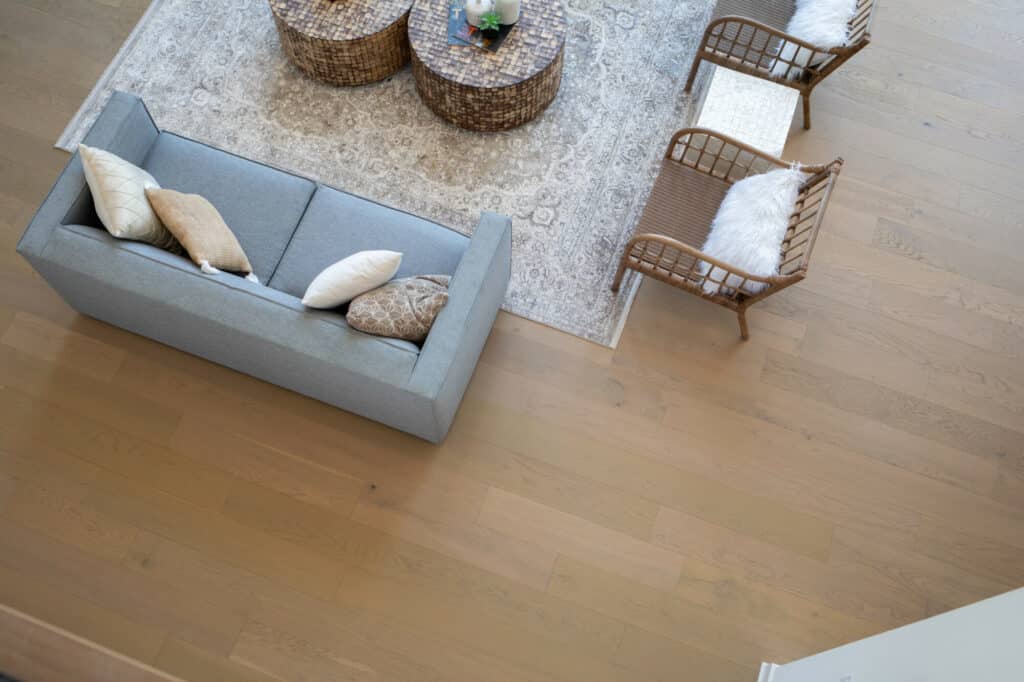 hardwood floor living room