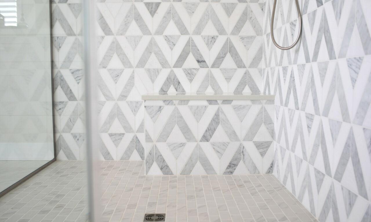 Installation of the Month – Stone Tile Shower