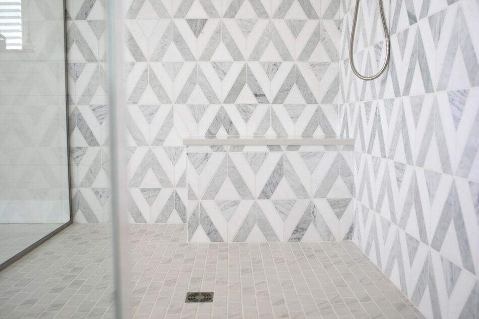 Installation of the Month – Stone Tile Shower
