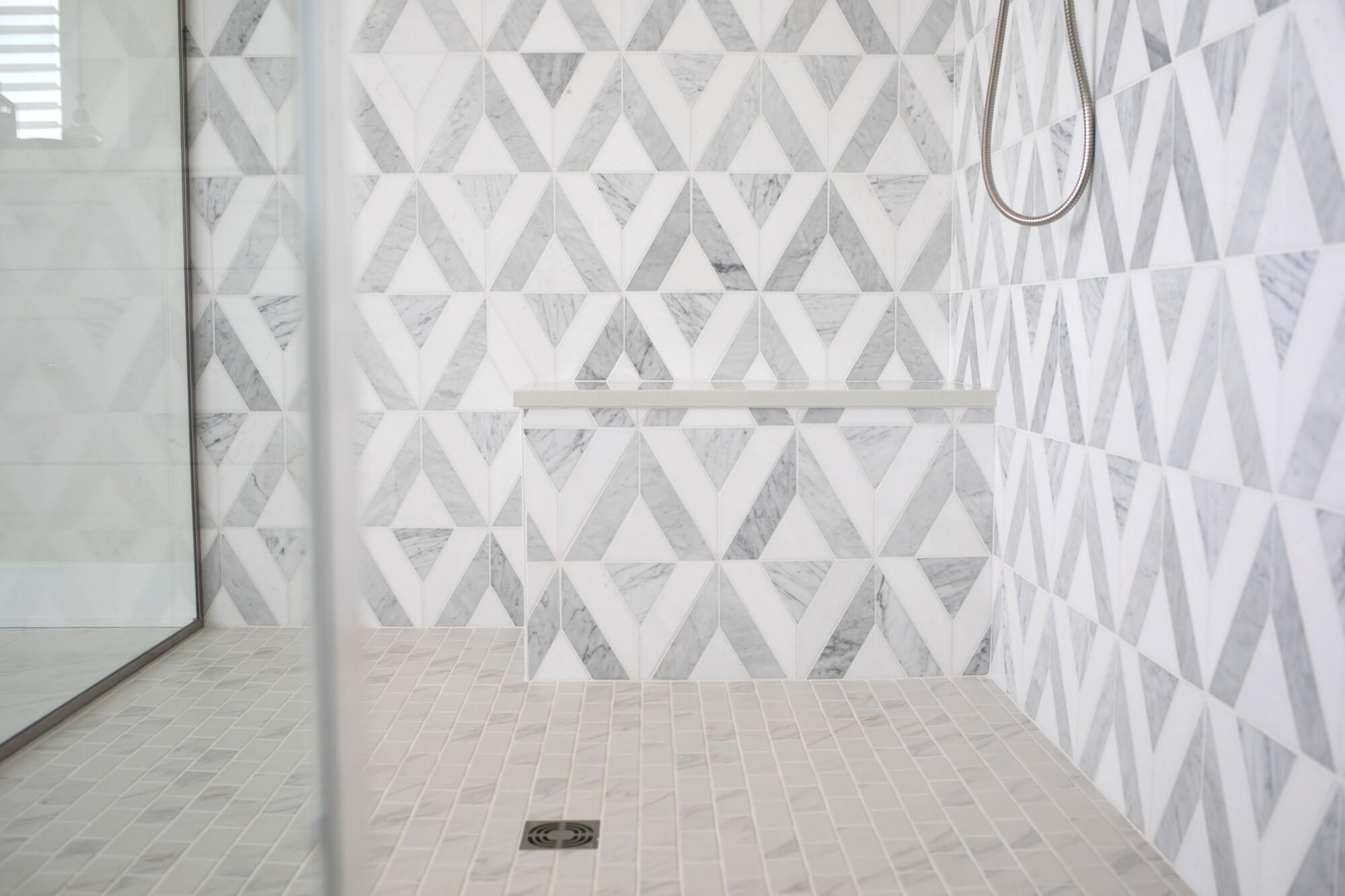 natural stone shower