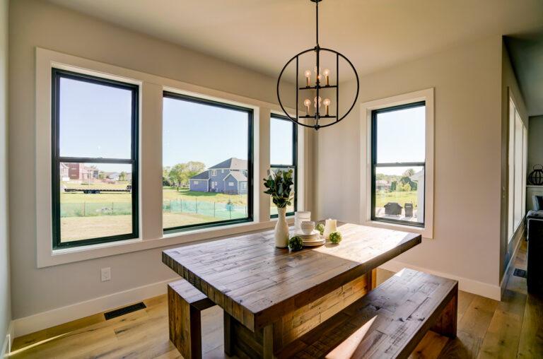 dining area hardwood floor