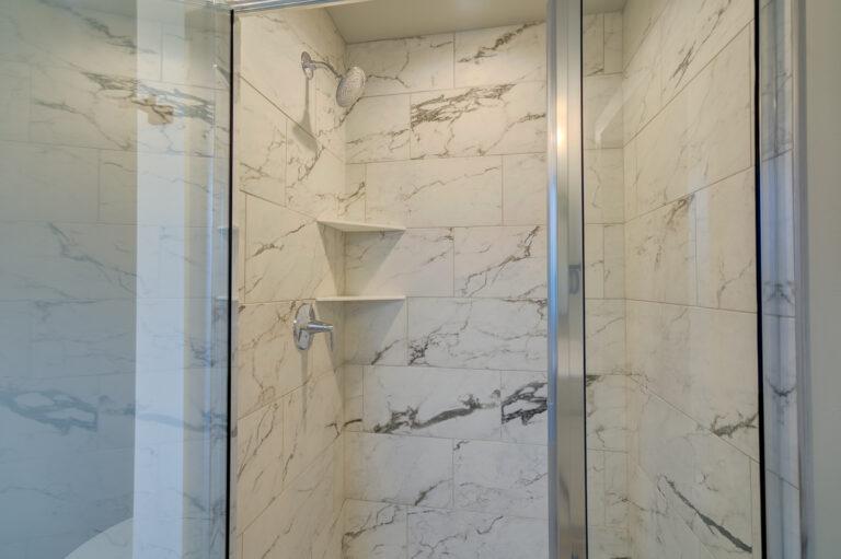 marble tile wall bathroom shower