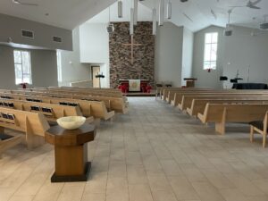 Church Floor Tile Installation