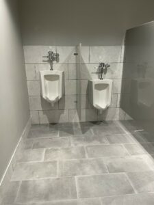 tile floor bathroom church