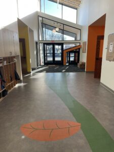 School Vinyl Floor Installation