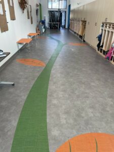 School Luxury Wooden Tile Flooring