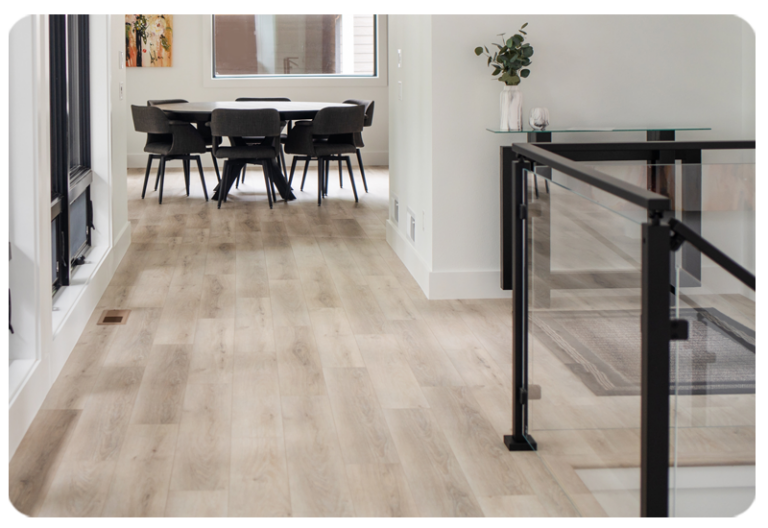 luxury vinyl plank entry way