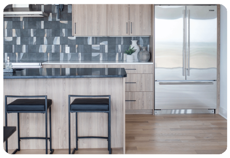 handcrafted tile kitchen backsplash