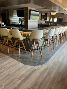 Bar Area Luxury Vinyl Carpet Flooring