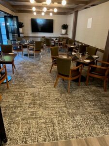 FLOOR360 Dining Room Pattern Carpeting