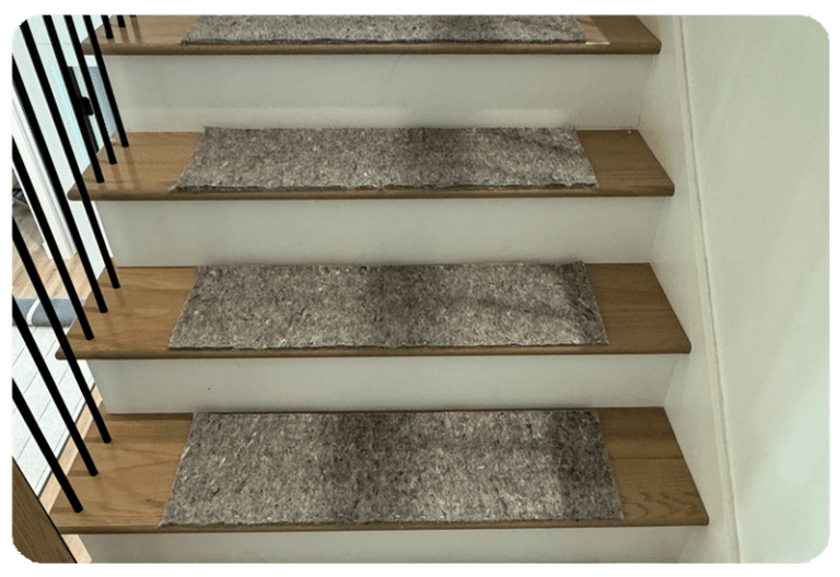custom carpet stair runner installation