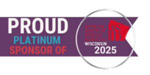ASID Wisconsin purple red white and blue logo