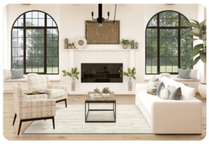 Customizing your flooring with area rugs is a great way to make your space truly unique.