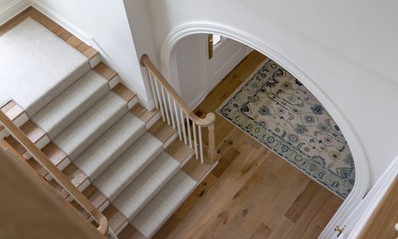 Installation of the Month – Modern Traditional Stair Runner