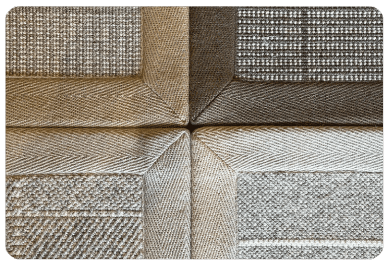 Custom rugs in Madison, Wisconsin, can benefit from elevated edge finishing options for a seamless look.