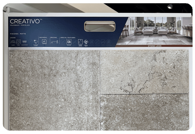 Outdoor tile installed by FLOOR360, a tile shop in Madison, Wisconsin, can transform an outdoor living space.