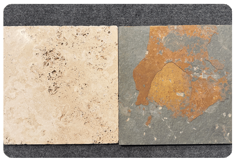 Outdoor tile installed by FLOOR360, a tile shop in Madison, Wisconsin, can transform an outdoor living space.