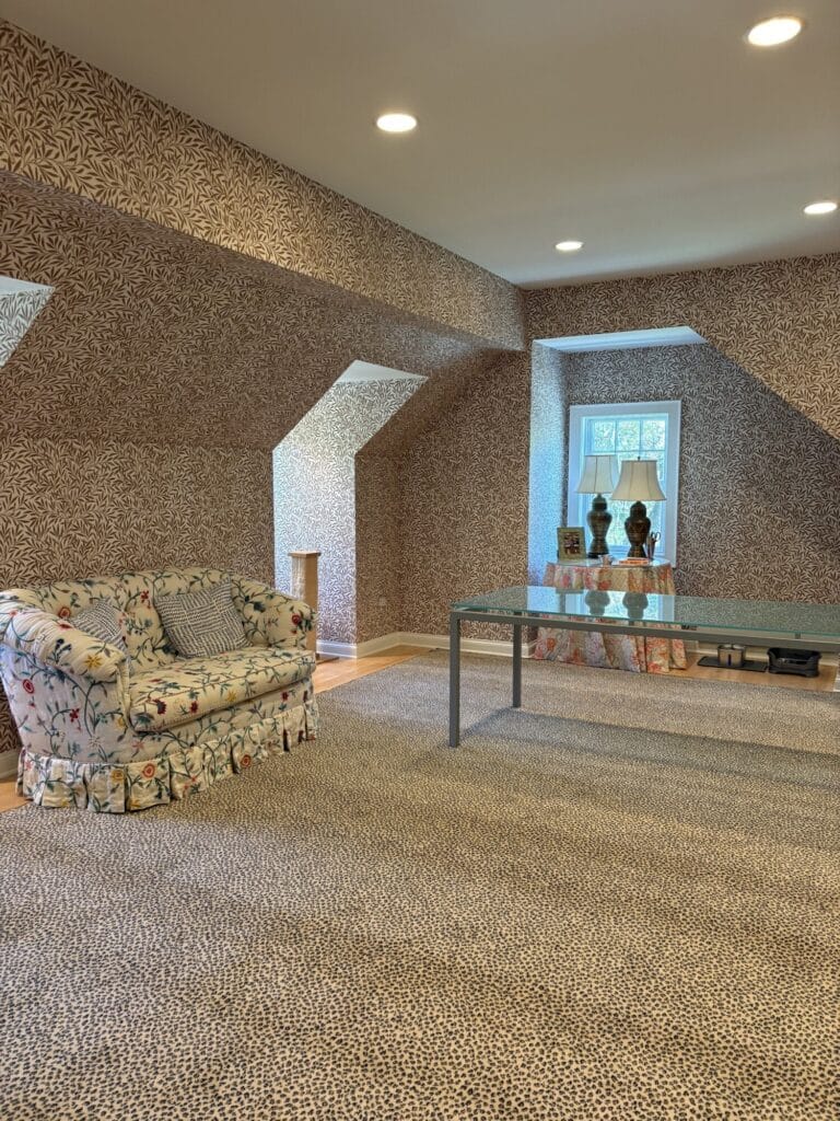 animal print custom carpet area rug