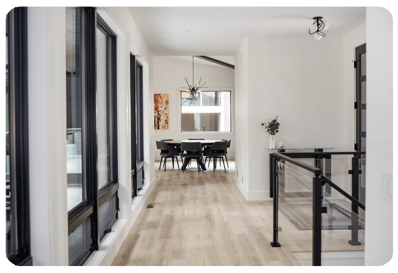 Accessible bathroom and flooring remodel designed for aging in place