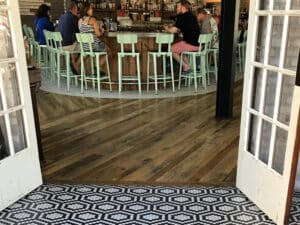 Restaurant Hardwood Tile Flooring